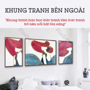khung tranh ben ngoai