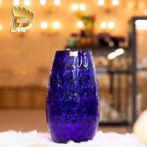 LỌ HOA PHA LÊ MÀU XANH BIỂN OPTIKA DÀNH CHO NGƯỜI MỆNH THỦY