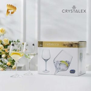 BỘ 6 LY UỐNG RƯỢU VANG ĐỎ PHA LÊ REBECCA 540ML 12 ly pha le rebecca 540ml4