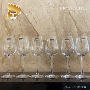 SET 6 LY UỐNG RƯỢU VANG PHA LÊ TIỆP MILVUS WHITE WINE NHẬP KHẨU 11 1SD22 3003