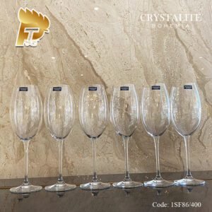 BỘ 6 LY UỐNG RƯỢU VANG TRẮNG PHA LÊ TIỆP FULICA 400ML 7 1SF86 400