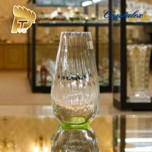 LỌ HOA PHA LÊ MÀU CRYSTALEX BOHEMIA NGHỆ THUẬT 17 82237 245 22 D46621