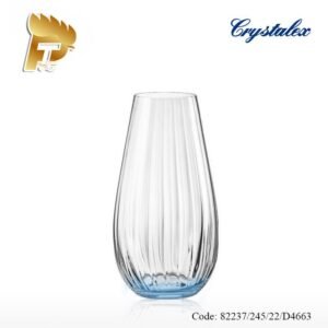 LỌ HOA PHA LÊ MÀU CRYSTALEX BOHEMIA NGHỆ THUẬT 14 82237 245 22 D4663