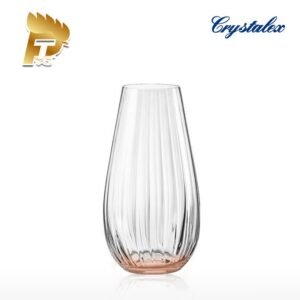 LỌ HOA PHA LÊ MÀU CRYSTALEX BOHEMIA NGHỆ THUẬT 13 82237 245 22 D4666