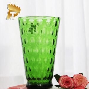 LỌ HOA PHA LÊ MÀU XANH OPTIKA DÀNH CHO NGƯỜI MỆNH MỘC