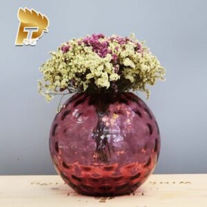 LỌ HOA PHA LÊ MÀU TÍM OPTIKA DÀNH CHO NGƯỜI MỆNH HỎA 3 8460 205 25 252