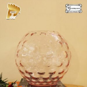 LỌ HOA PHA LÊ MÀU HỒNG OPTIKA DÀNH CHO NGƯỜI MỆNH HỎA