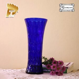 LỌ HOA PHA LÊ MÀU XANH BIỂN OPTIKA DÀNH CHO NGƯỜI MỆNH THỦY