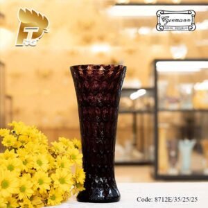 LỌ HOA PHA LÊ MÀU TÍM OPTIKA DÀNH CHO NGƯỜI MỆNH HỎA