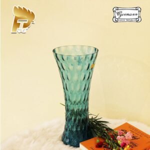 LỌ HOA PHA LÊ MÀU XANH NHẠT OPTIKA DÀNH CHO NGƯỜI MỆNH THỦY