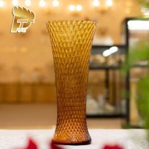 LỌ HOA PHA LÊ MÀU VÀNG OPTIKA DÀNH CHO NGƯỜI MỆNH THỔ