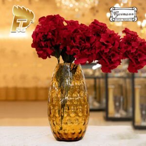 LỌ HOA PHA LÊ MÀU VÀNG OPTIKA DÀNH CHO NGƯỜI MỆNH THỔ