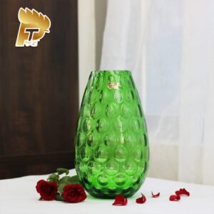 LỌ HOA PHA LÊ MÀU XANH OPTIKA DÀNH CHO NGƯỜI MỆNH MỘC