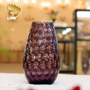 LỌ HOA PHA LÊ MÀU TÍM OPTIKA DÀNH CHO NGƯỜI MỆNH HỎA