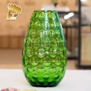 LỌ HOA PHA LÊ MÀU XANH OPTIKA DÀNH CHO NGƯỜI MỆNH MỘC