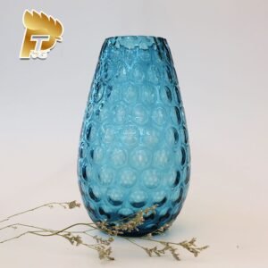 LỌ HOA PHA LÊ MÀU XANH NHẠT OPTIKA DÀNH CHO NGƯỜI MỆNH THỦY