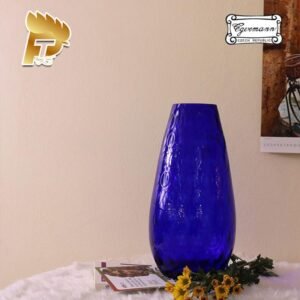 LỌ HOA PHA LÊ MÀU XANH BIỂN OPTIKA DÀNH CHO NGƯỜI MỆNH THỦY