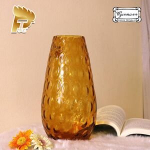 LỌ HOA PHA LÊ MÀU VÀNG OPTIKA DÀNH CHO NGƯỜI MỆNH THỔ