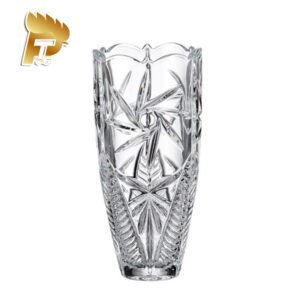 LỌ HOA PHA LÊ TIỆP XOÁY PINWHEEL CRYSTALITE BOHEMIA