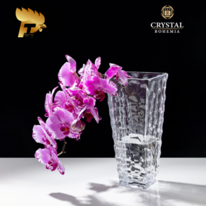 LỌ HOA PHA LÊ TIỆP MARBLE CRYSTALITE BOHEMIA