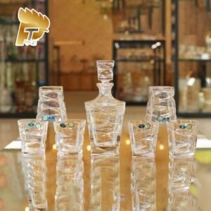 BỘ BÌNH CỐC UỐNG RƯỢU MẠNH PHA LÊ TIỆP BOHEMIA