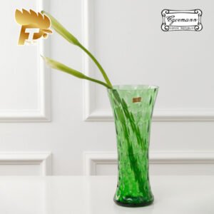 LỌ HOA PHA LÊ MÀU XANH OPTIKA CHO NGƯỜI MỆNH MỘC CAO 30 CM 6 anh lo hoa pha le mau xanh optika cho nguoi menh moc cao 30 cm2