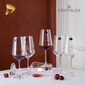 BỘ 6 LY UỐNG RƯỢU VANG ĐỎ PHA LÊ TIỆP SANDRA 550ML 7 ly pha le sandra 550ml3