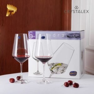 BỘ 6 LY UỐNG RƯỢU VANG ĐỎ PHA LÊ TIỆP SANDRA 550ML 8 ly pha le sandra 550ml4
