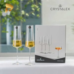 BỘ 6 LY UỐNG RƯỢU SÂM PANH PHA LÊ XTRA FLUTE 210ML 8 ly pha le xtra 210ml5