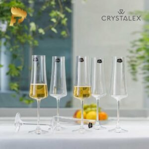 BỘ 6 LY UỐNG RƯỢU SÂM PANH PHA LÊ XTRA FLUTE 210ML 7 ly pha le xtra 210ml6